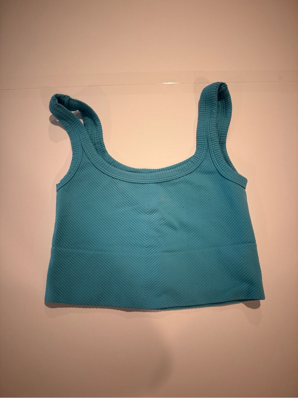 Nikibiki Light Teal Ribbed Tank